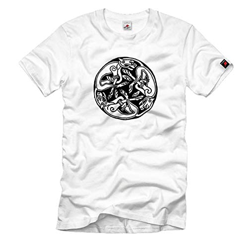 T-shirt celtique pour chien XXXL blanc au motif nœuds de l'Allemagne