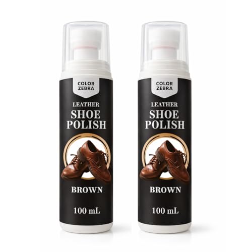 Image of Color Zebra Leather Liquid Shoe Polish 100 Ml | Instant Shine