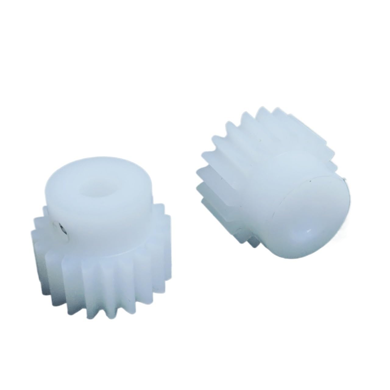 Cylindrical Drive 2pcs 0.5 Module Plastic POM Straight Teeth Gear 25mm Diameter Cylindrical Gear 0.5M 48 Teeth Spur Gear with Step Pinion Rack Machinery(8mm bore)
