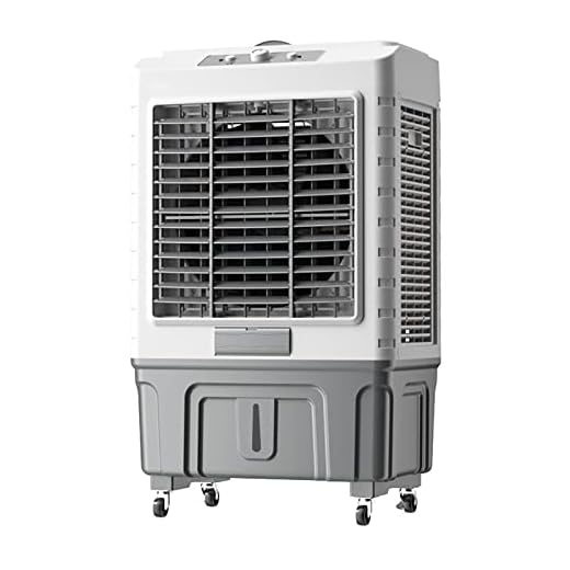 Ventilador de Enfriador de Aire Evaporable Comercial, Humidificador Industrial, Aire Acondicionado de Tres en Uno, Tanque de Agua Grande 55L, Enfriador Doméstico, Motor Potente de Refrigeración Efici
