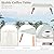 VINGLI 4 Pieces Outdoor Patio Furniture Set, Wicker Conversation Sofa Sets for Balcony, Porch or Backyard