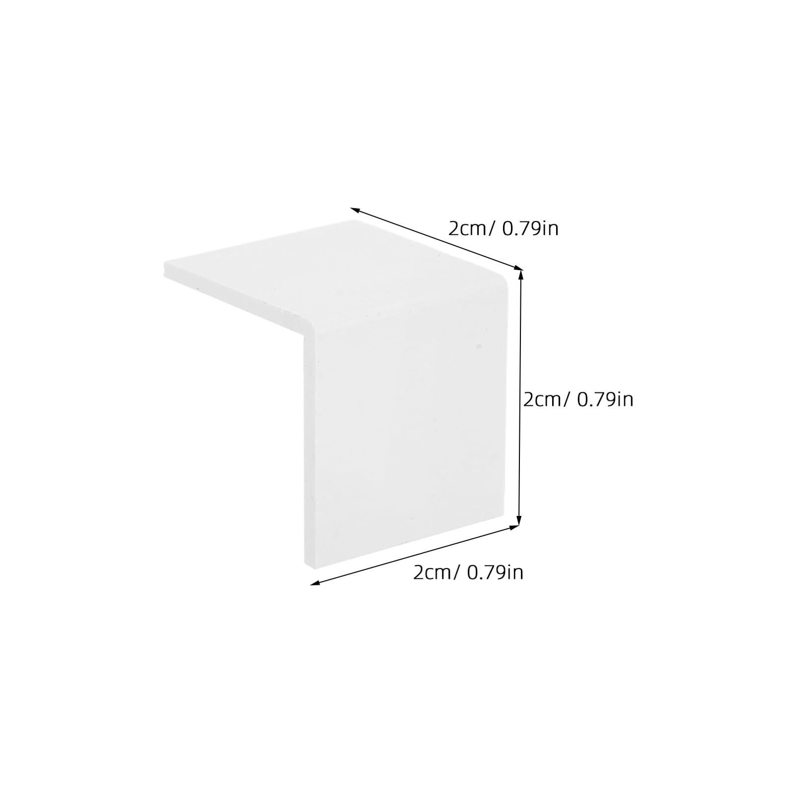 Healvian Protections D’Angles de Carton Blanches Petites 20X20 MM Lot de 500 Pièces Protections D’Angles D’Emballage Étanches pour Expédition Coins Anti-Chocs pour Cartons et Cadres Photos