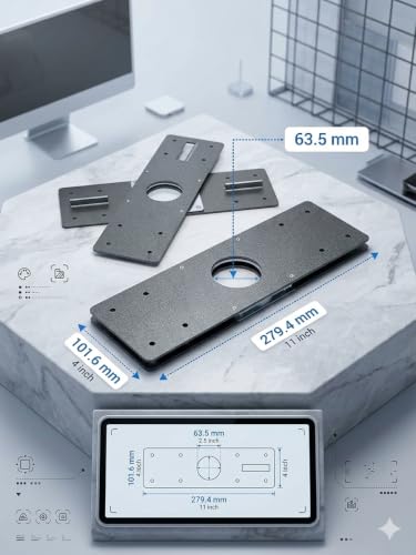 Image of Audiovan Led Tv 360 Rotating TV Bracket for Room Partition Mounting Rotation Stand for partition Compatible for 32-75 Inches