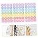 Uonlytech 40Sheet Self Adhesive Hole Reinforcement Stickers for Loose Leaf Paper Protectors for Punched Pages Repair Labels Compatible with Notebook Supplies