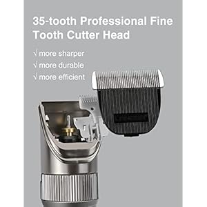 Dog Grooming Clippers High Power Dog Clipper for Thick Heavy Coats Low Noise Plug-in Pet Trimmer Pet Professional Grooming Clippers with Guard Combs Brush for Dogs Cats and Other Animals