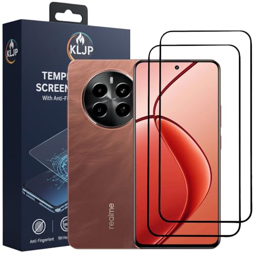 Image of Military-Grade Gorilla Tempered Glass For Realme 12 Plus /Realme P1 / Realme Narzo 70 / Realme Narzo 70 Pro /Narzo 70 Turbo With Installation Kit | Edge to Edge Coverage | Black (Pack Of 2)