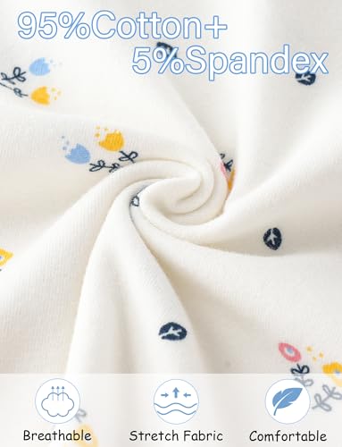Image of SEAUR Toddler Girls Cotton Camisole Cute Tank Tops Tagless Sleeveless Undershirt Spaghetti Strap Flower Clothes