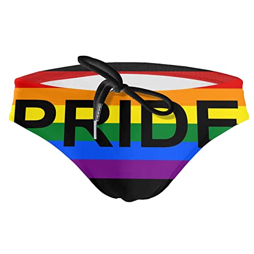 Wolf Paw Prints Men's Swimwear Briefs Triangle Thong Trunks Swimming Diving Surfing