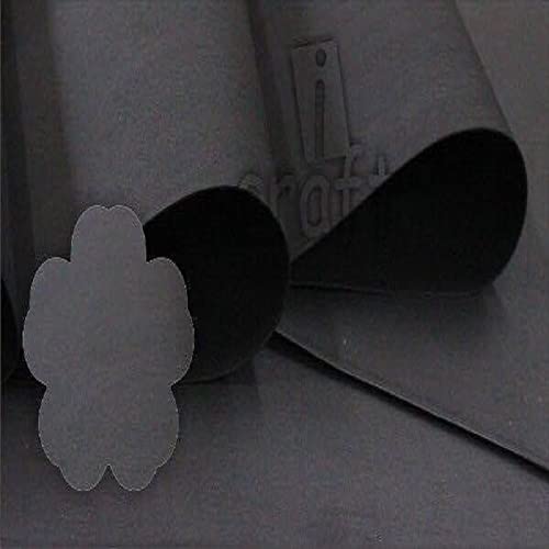 Get Inspired Flower Making Foam (1 mm, 30 x35 cm, Black) - Pack of 10,Flower Making Foam