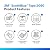 3M 2090 ScotchBlue Painters Tape - 0.5 in. x 180 ft. Masking Tape Roll for Medium Adhesion. Painting Wall Preparation