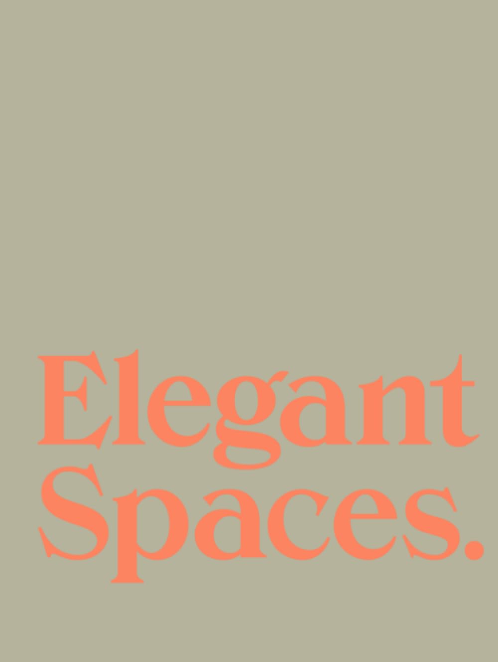 Livre décoratif Elegant Spaces pour étagère et design intérieur moderne