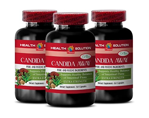 Natural Immunity Booster - Candida Away Plus - Candida Formula - 3 Bottles 180 Capsules #TOP27
