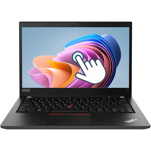 Lenovo Thinkpad T14 Gen 1 Touchscreen Laptop, 14' FHD Notebook, Intel Core i7-10510U, 16GB DDR4 RAM, 512GB SSD, Amerikanische Tastatur, Windows 11 Pro (Generalüberholt)