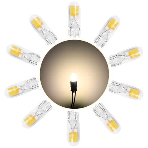 Image of Alopee T10 Wedge Led Bulb Neutral White 3500K 12V DC, Pack of 10