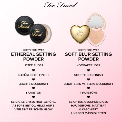 Too Faced Born This Way Blurring Powder | Flexible Finish Setting Powder | Leicht | Vegan – Ansicht 8