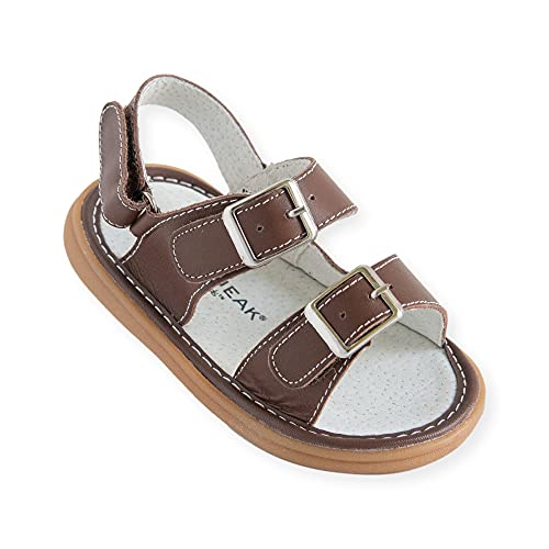 Image of Wee Squeak Toddler Squeaky Sandals with Removable Squeaker in Fun Styles & Colors for Boys and Girls