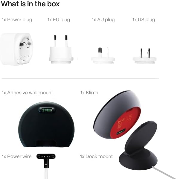 Boldr Klima Smart Thermostat for Air Conditioners, Window A/C, Mini Splits & Heat Pumps - Alexa & Google Home Compatible, WiFi Control App, Energy Saving, Easy DIY Install, Graphite Grey - Image 3