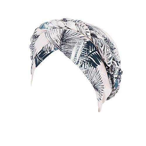 Amorar Elegant Blume Kopftuch Turban Bandanas Damen Elastische Stirnband Beanie Hijab Chemo Hut Islamischen Kopfbedeckung Muslim Kopfschmuck Chemotherapie-Kappe Headwear für Haarausfall Krebs Cover