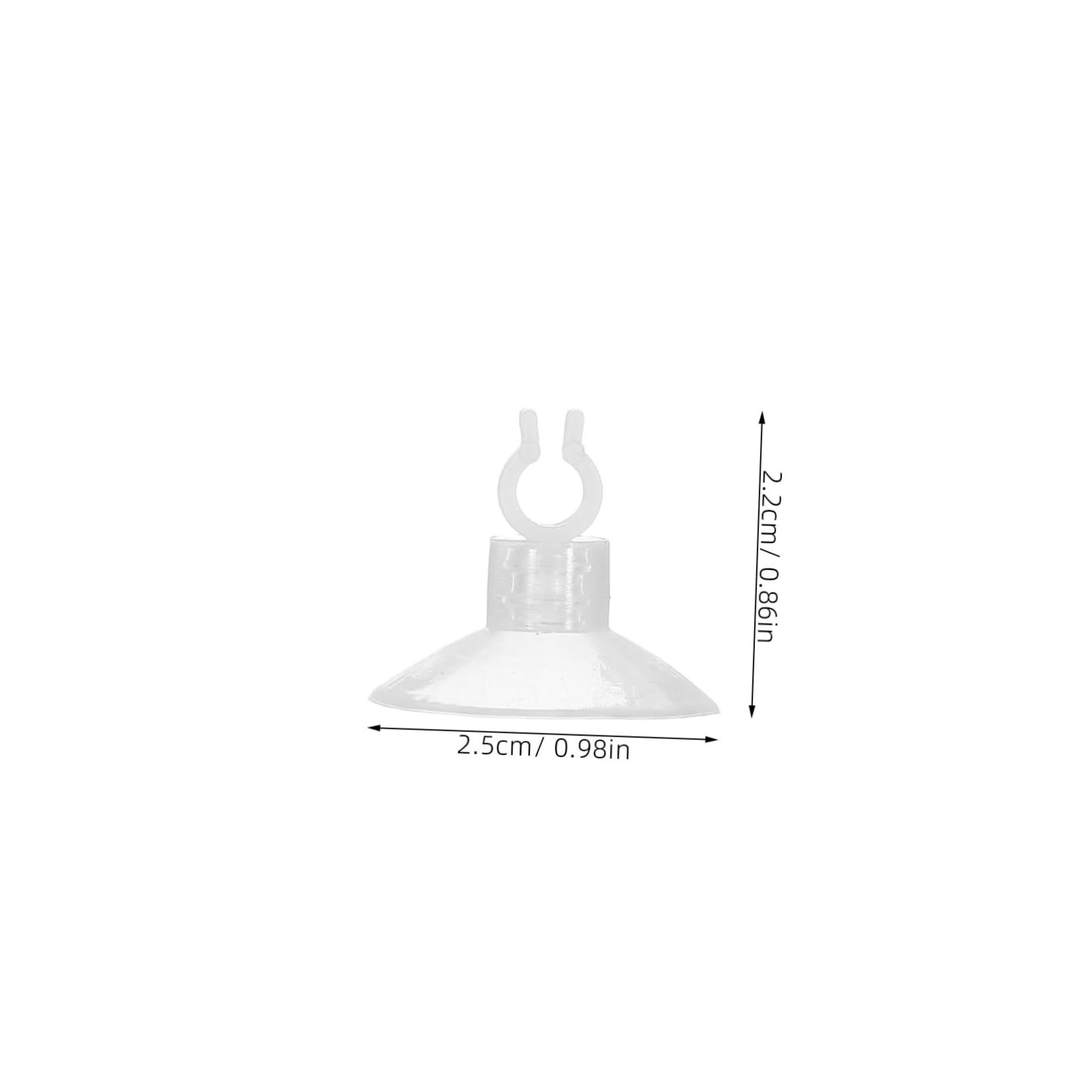 SEWACC 20pcs Suction Cup Light Holders for String Lights Transparent Mini Clips for Window Decorations Bathroom Hooks and Aquarium Displays Easy Installation High Strength Suction