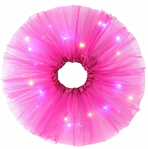 Women's LED Tutu Skirts Layered Ballet Dance Tulle Skirt Light Up Skirts for Party Costume3