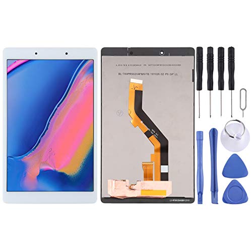 Écran Galaxy Tab A 8.0 2019 blanc pour réparer un affichage défectueux ou une vitre cassée