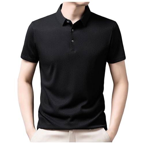 Polo de golf homme évacuant l'humidité pour le sport et les loisirs d'été