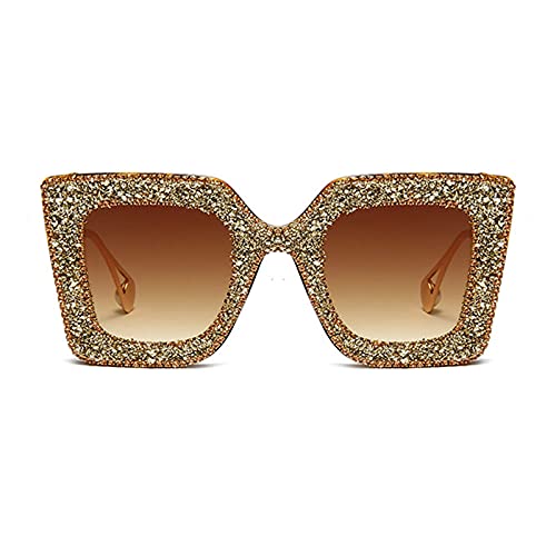 willochra Cute Sparkling Crystal sunglasses women Rhinestone Square Sun glasses Bling Diamond Party Sunglasses2