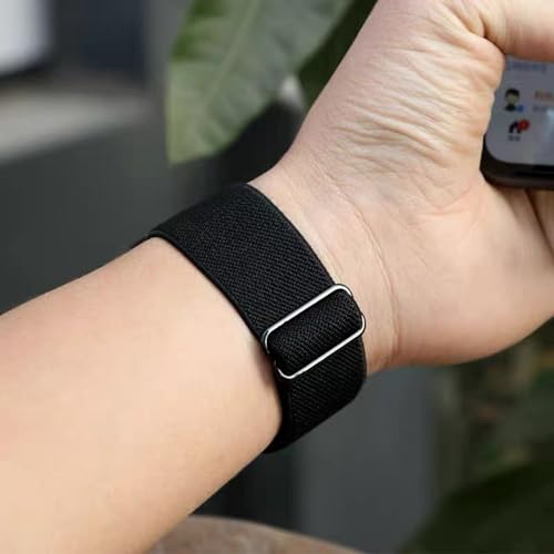 6 Pack Stretchy Braided Bands Compatible With Samsung Galaxy Watch 8 40mm 44mm/Galaxy Watch 8 Classic 46mm,Elastic Nylon Sports Strap,For Both Men And Women