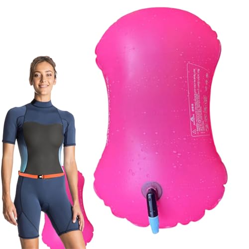 Boa Flotador para Nadar, natación en la | BUOA Pulgada DE Seguridad SWIMP | Bolsas secas Marinas Ligeras de Alta Visibilidad para triatletas, Kayakers y Snorkeling