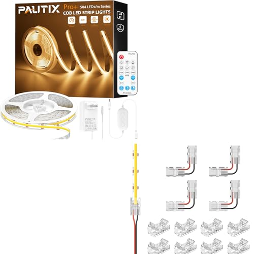 Tira de LED COB 2700K 7.5m Dimmable 3780 LEDs Luz Blanca Cálida miniatura 1