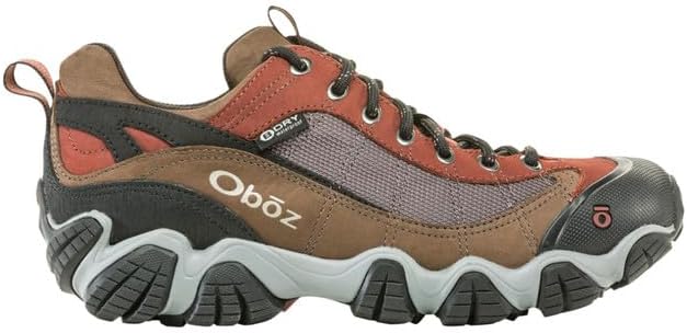 Oboz Men's Firebrand II Low B-DRY Hiking Shoe, Earth, 7