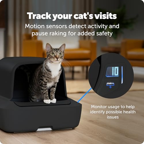 PetSafe ScoopFree Crystal Pro Self-Cleaning Litter Box, Black - image 6
