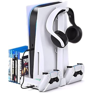 Base de resfriamento de ventilador multifuncional é adequada para console de jogos PS5 (Não disponível para Versão PS5 Slim)