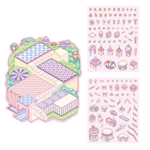 Amesor Autocollants Maison, Autocollants Miniatures de Capybara en 3D, Décalcomanies Décoratives Imperméables Pour Journaling Scrapbooking Voyage Création Filles Maison Emballage Débutants