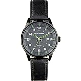  bruno banani BR30009 Okan Uhr Herrenuhr Lederarmband Metall 30m Analog Datum schwarz