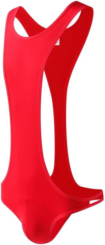 JOCKMAIL Men's Sexy Leotard Bodysuit Thong Hanging Neck Integrated Jumpsuit Underwear Thong Underwear Swimsuit Swimwear - Image 3