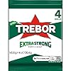 Trebor Extra Strong Peppermint Mint Sweets, 4 Pack Rolls, 146 g (Pack of 1)