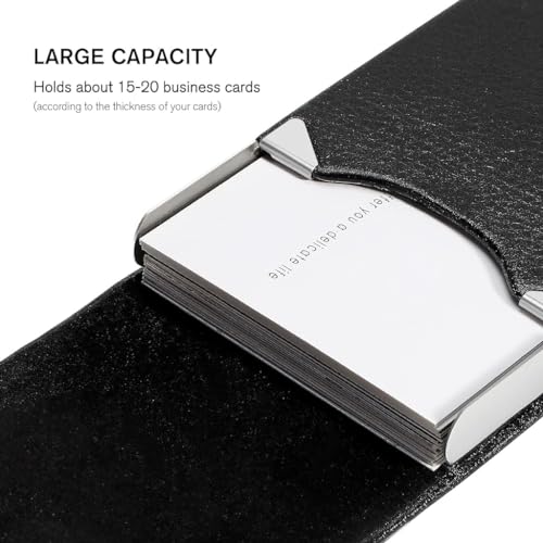 Image of Zibuyu Business Card Holder Metal Visiting Wallet Cards Holder