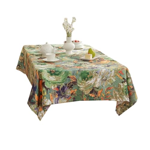 Nappe de cuisine anti-tache motif floral en polyester pour en finir avec les lavages difficiles - 2