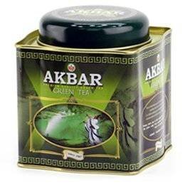 Green Tea in Bulk in Tin (Akbar Classic Green Tea, 250 g)