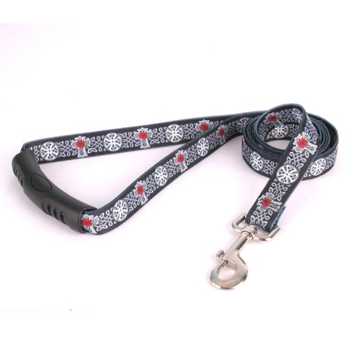 Image of Yellow Dog Design Celtic Cross Ez-Grip Dog Leash with Comfort Handle 3 /4 inch Wide and 5' (60 inch) Long, Small /Medium