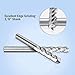 HQMaster CNC End Mill 1 8 Router Bits Spiral Milling Cutter Tungsten Steel Wood Cutting Tool Set Acrylic MDF PVC Density Board Hardwood Plywood 10 Pack
