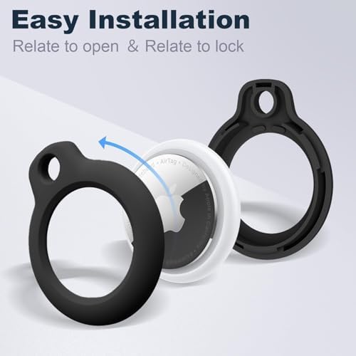 [4 Pack] for Airtag Holder Case with Keychain,&hellip;