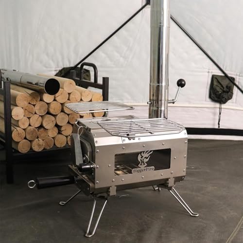 Tuyau de cheminée inox robuste avec amortisseur réglable pour poêle - 3