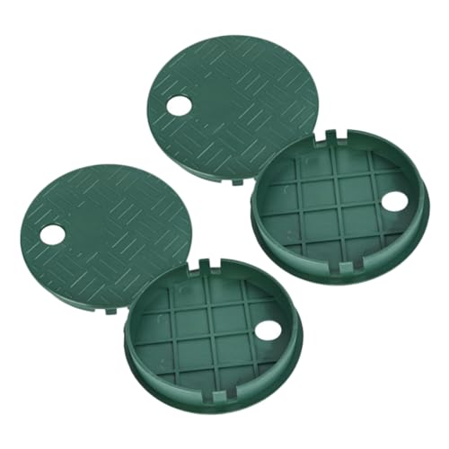 Gogogmee 4Pcs Durable Design Valve Box Cover Reliable Sprinkler System Lid Replacement for Underground Valve Boxes Easy to Install Sturdy and Cost