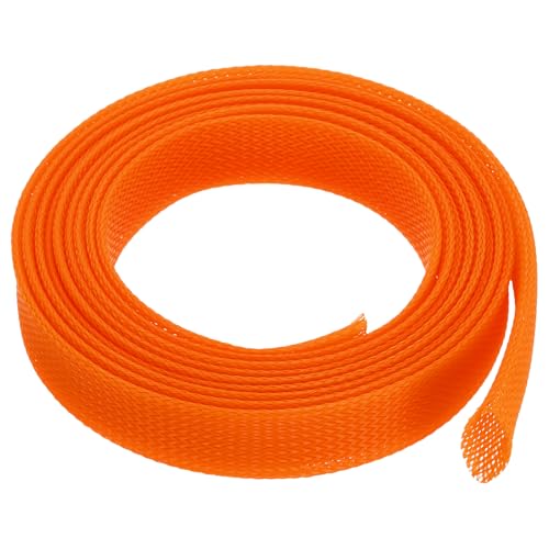Manchon extensible orange 3m pour un rangement de salon impeccable