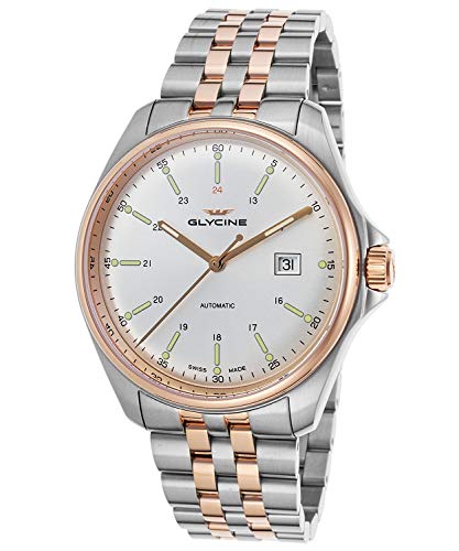 Preisvergleich Produktbild Glycine Combat 6 Classic Automatikuhr, GL 224, weiß, 36 mm, GL0104