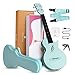 Produktbild Konzert Ukulele Enya Nova U 23 Zoll Elektrische Kohlefaser Wasserfest Ukulelen anfaenger set mit Tasche,Saiten,Gurt,Vorverstärker(Blau)