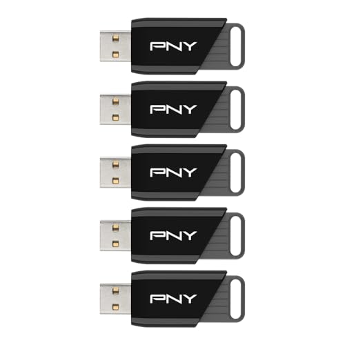 Image of PNY 128GB Attache X USB 3.2 Gen 1 Flash Drive, Advanced Performance Up to 130MB /s Read, Everyday Data Store & Transfer, Reliable Portable Storage, Durable, Type-A, Computers, Laptops, Desktops, 5-Pack