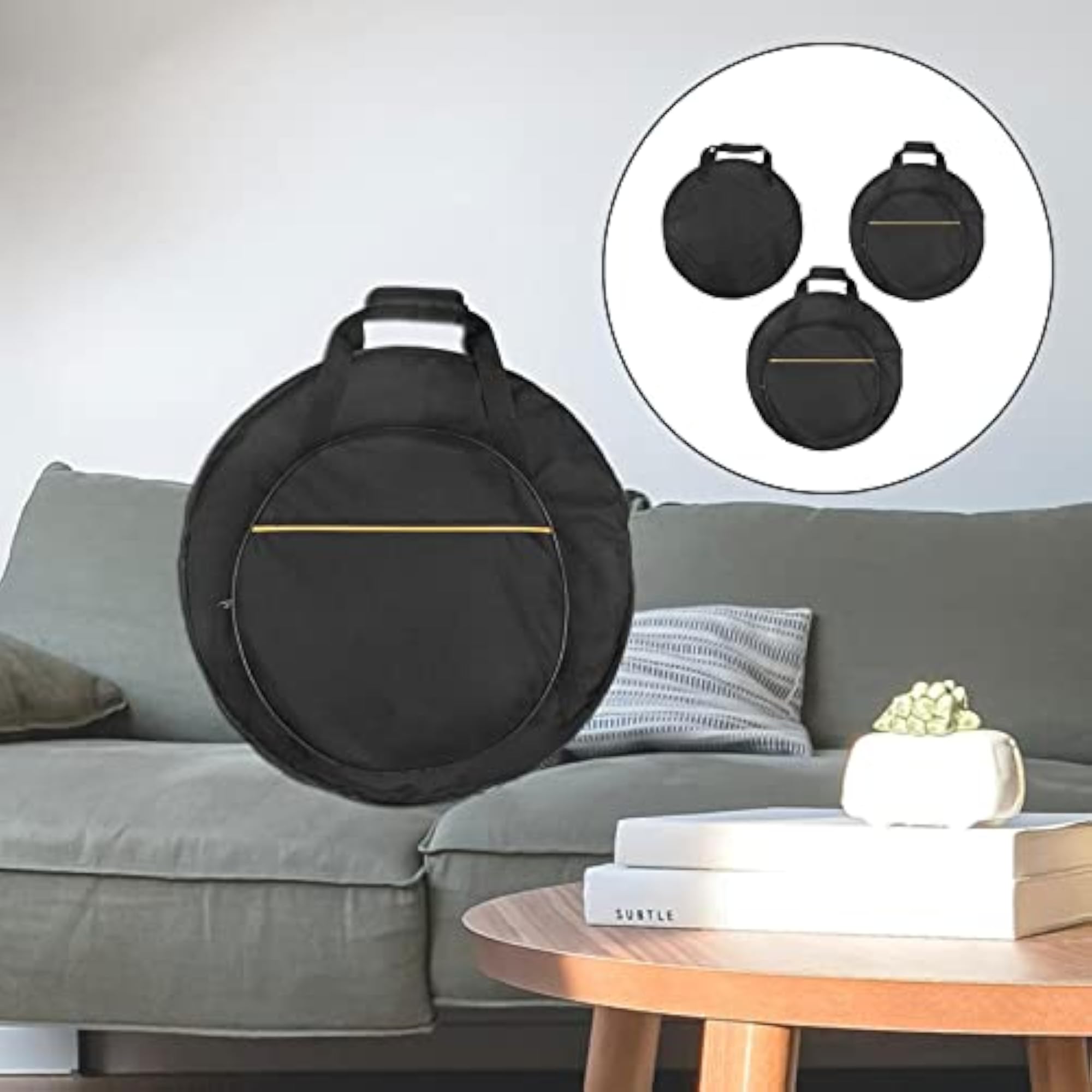 Oxford Cloth Cymbal Storage Bag, Durable Carrying Case